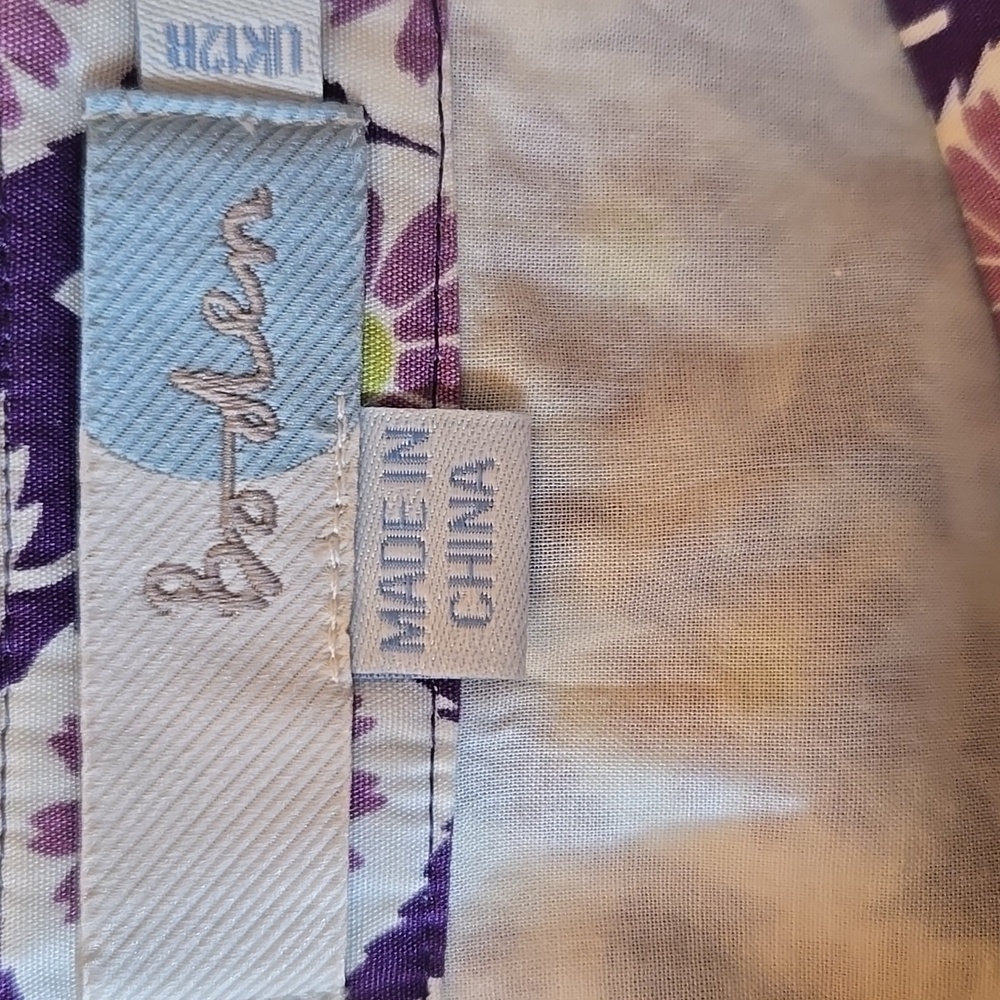 EUC Wms Boden Purple Floral Skirt Size 8 - Picture 4 of 9